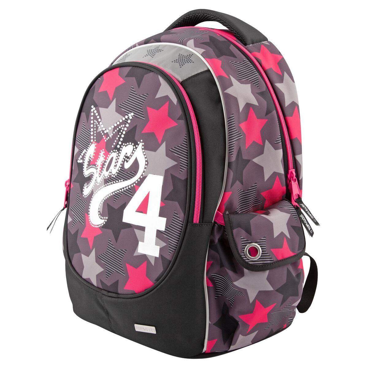 Depesche TOPModel Schulrucksack Sterne schwarz