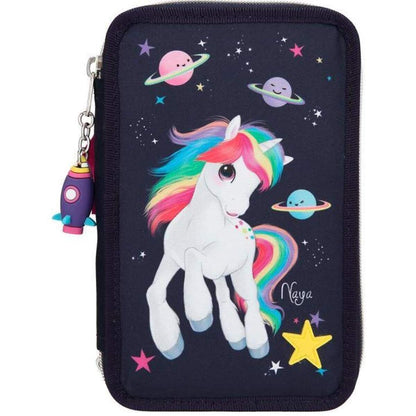 Depesche Ylvi & the Minimoomis 3-Fach Federtasche LED Space