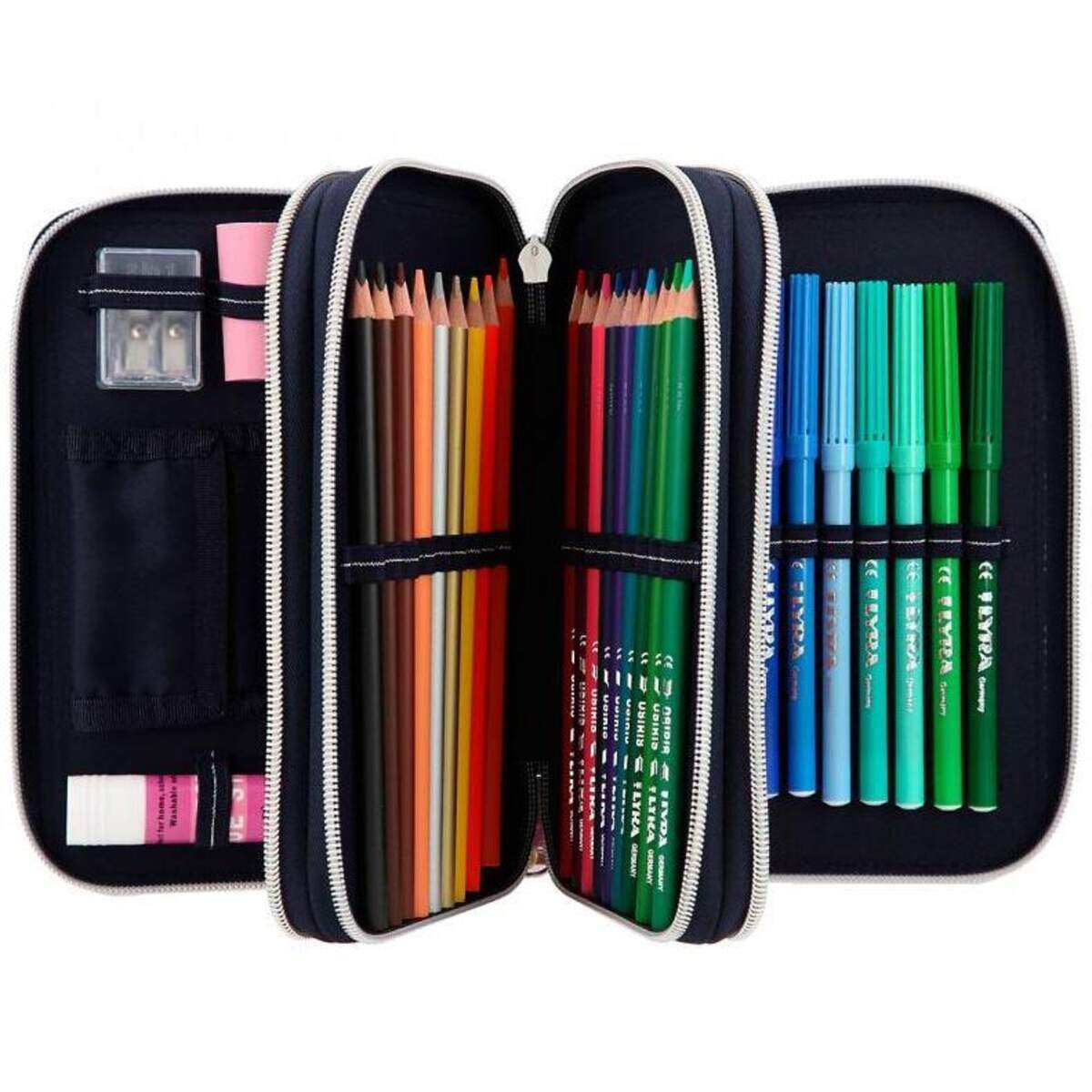 Depesche Ylvi & the Minimoomis 3-Fach Federtasche LED Space