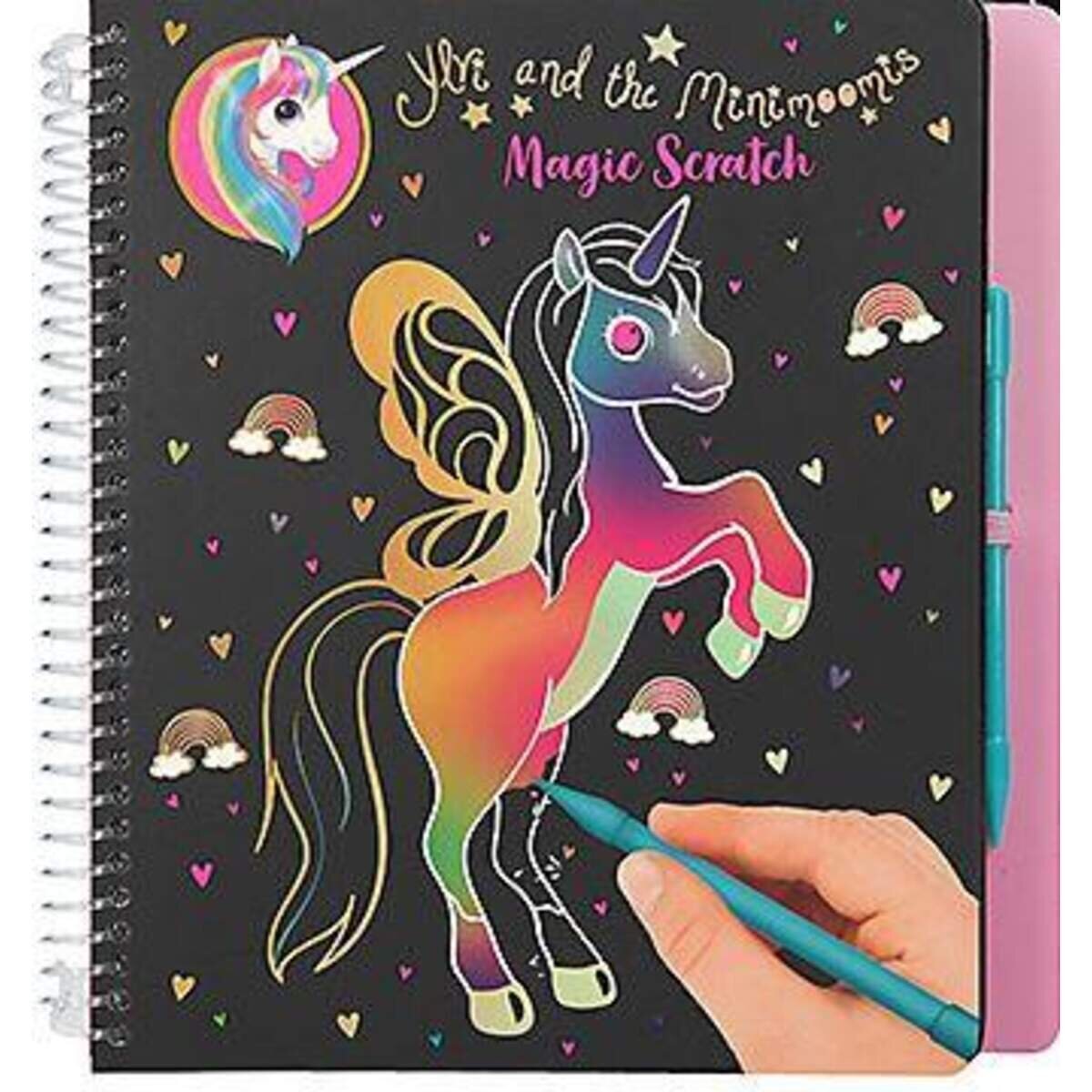 Depesche Ylvi & the Minimoomis Malbuch Magic Scratch, Einhorn