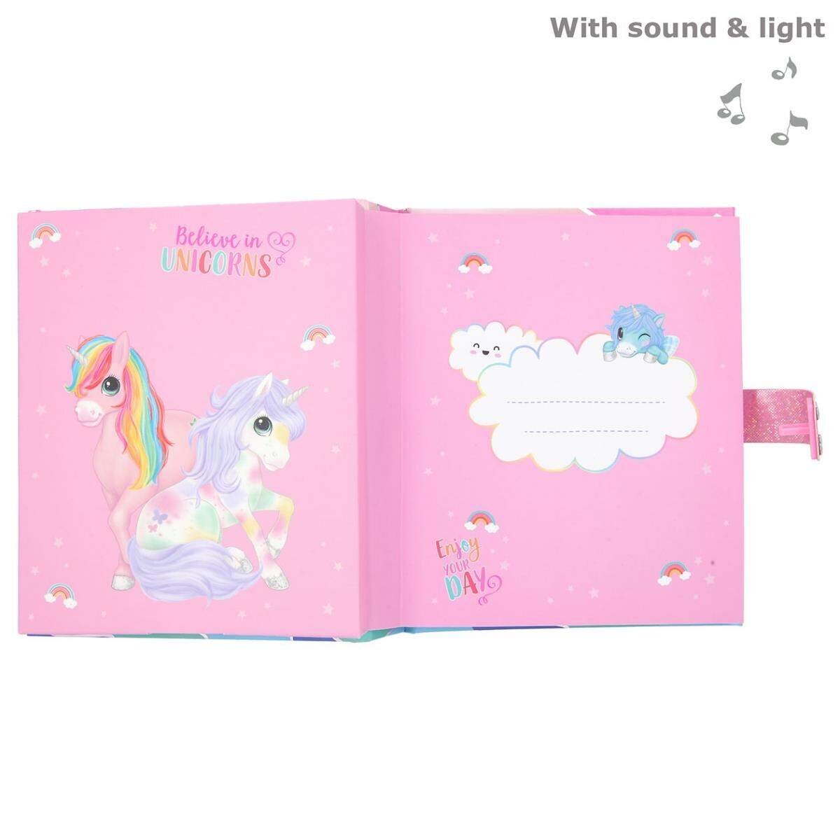 Depesche Ylvi & the Minimoomis Tagebuch mit LED, Code und Sound