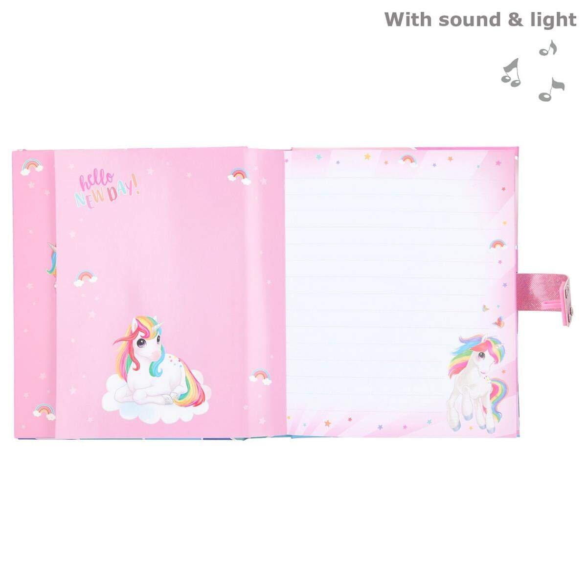 Depesche Ylvi & the Minimoomis Tagebuch mit LED, Code und Sound