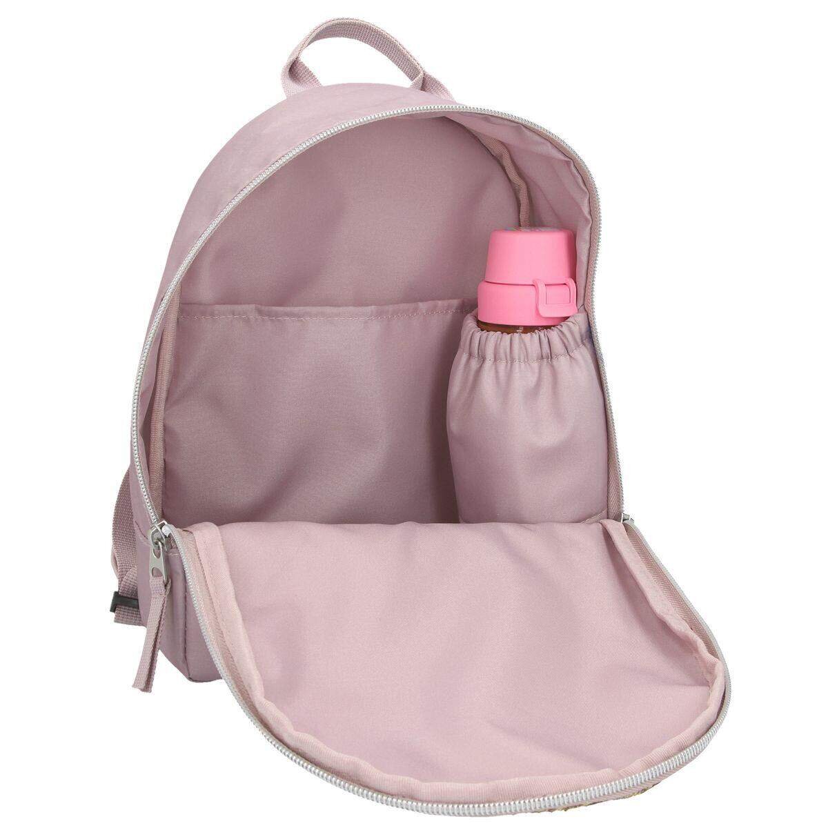 Depesche Ylvi & the Minimoomis kleiner Rucksack Regenbogen Glitter Mauve