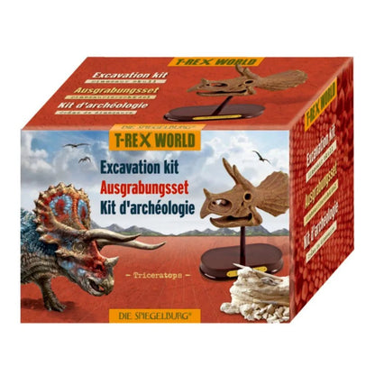 Die Spiegelburg Ausgrabungsset Dinoschädel Triceratops T-Rex World