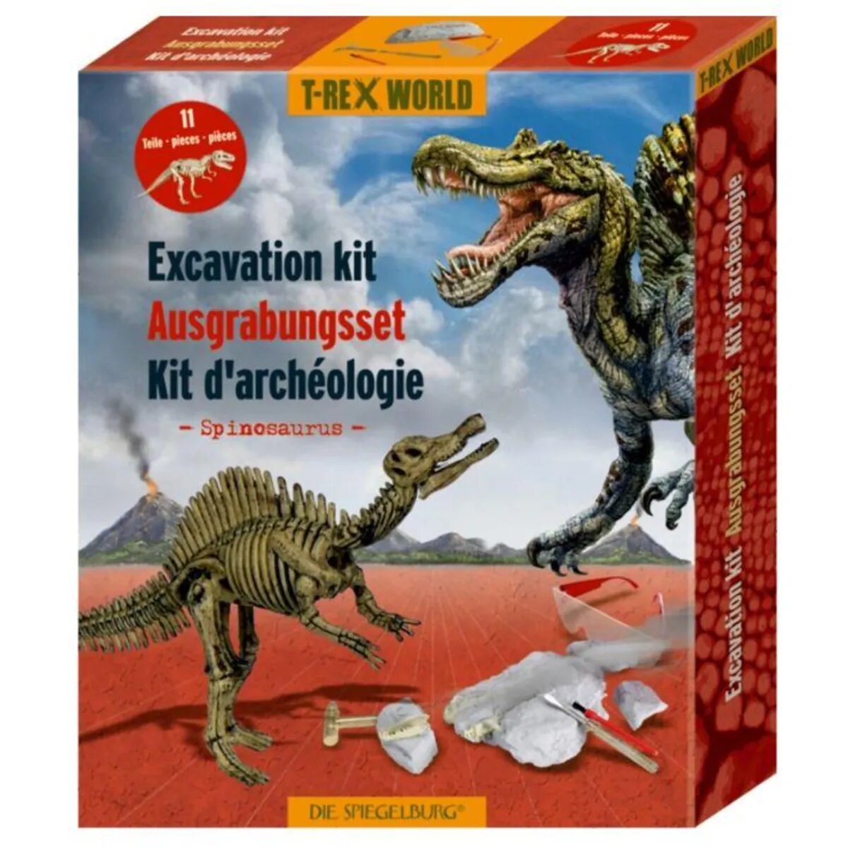 Die Spiegelburg Ausgrabungsset Spinosaurus T-Rex World