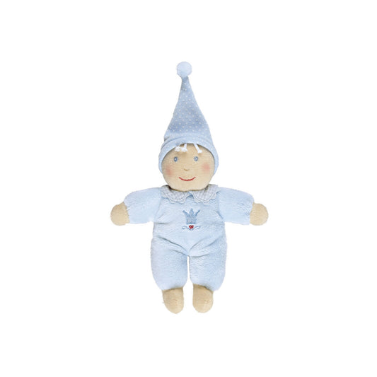 Die Spiegelburg Baby Glück kleine Schmusepuppe, hellblau