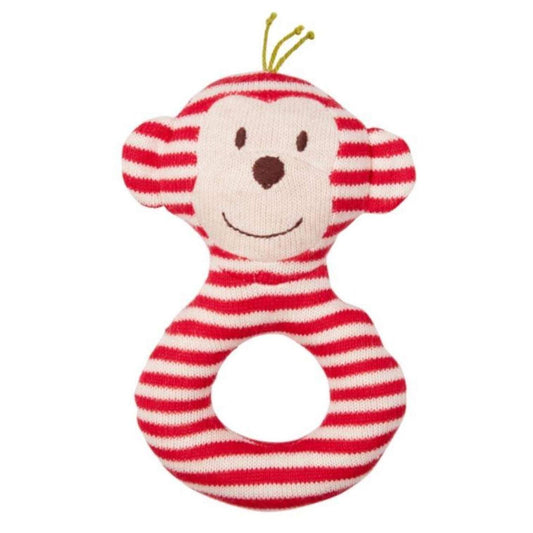 Die Spiegelburg BabyGlück Ringrassel Affe, rot