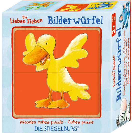 Die Spiegelburg Bilderwürfel Die Lieben Sieben (4er Set)