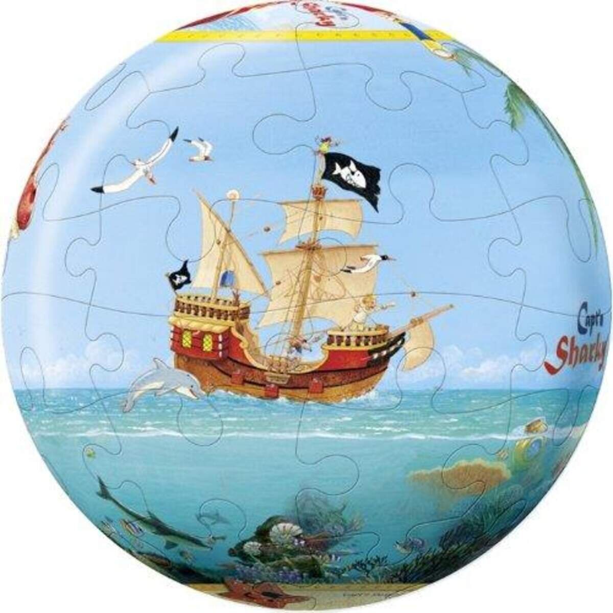 Die Spiegelburg Capt'n Sharky Puzzle-Kugel, 24 Teile
