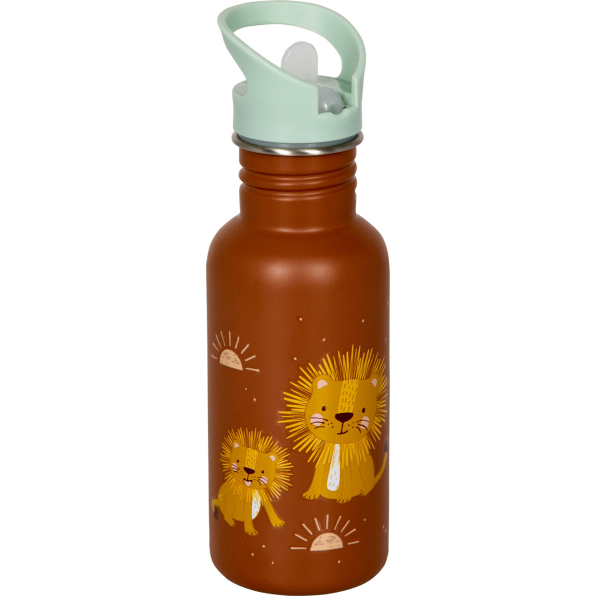 Die Spiegelburg Edelstahlflasche Löwe - Kleine Freunde (ca. 0,5 l)