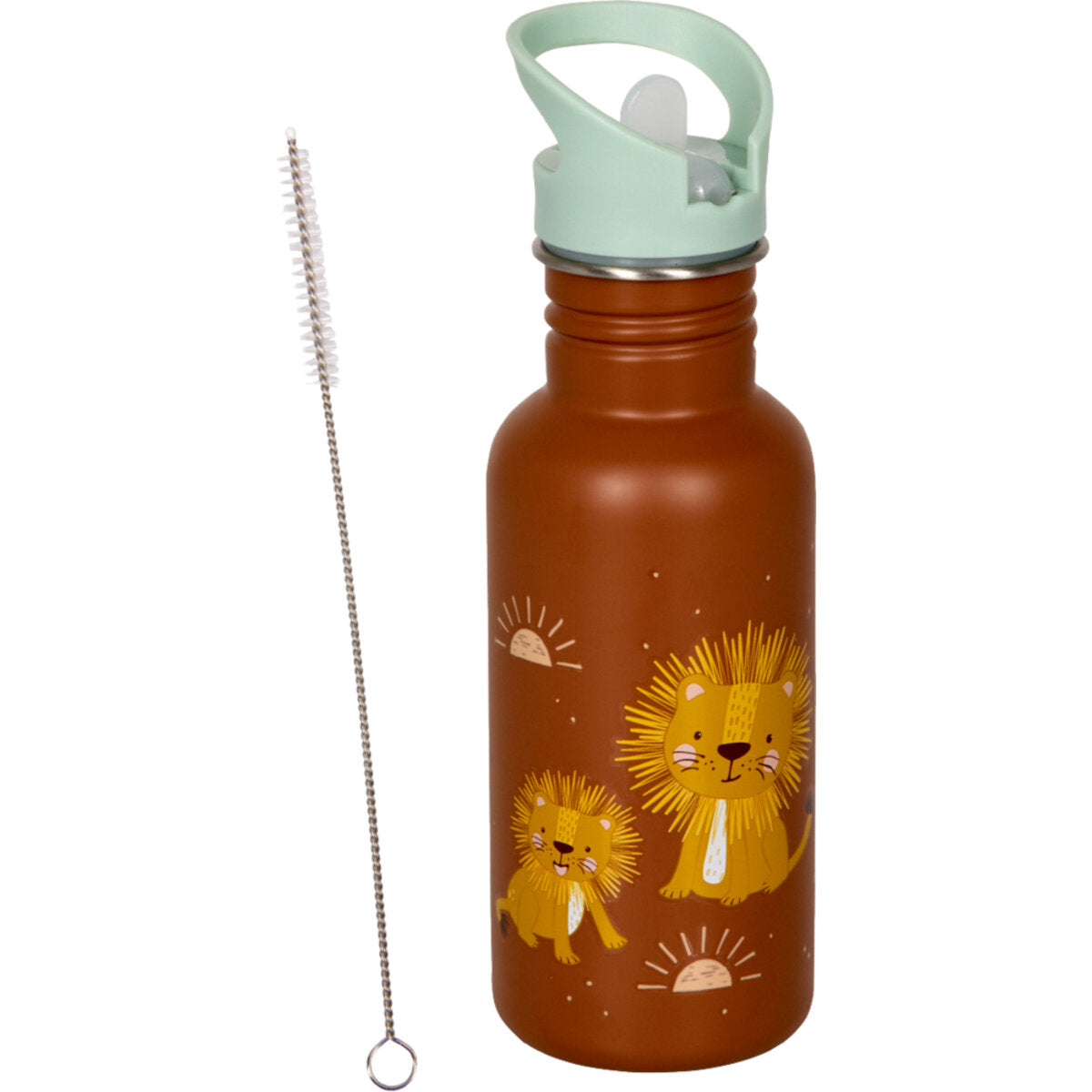 Die Spiegelburg Edelstahlflasche Löwe - Kleine Freunde (ca. 0,5 l)