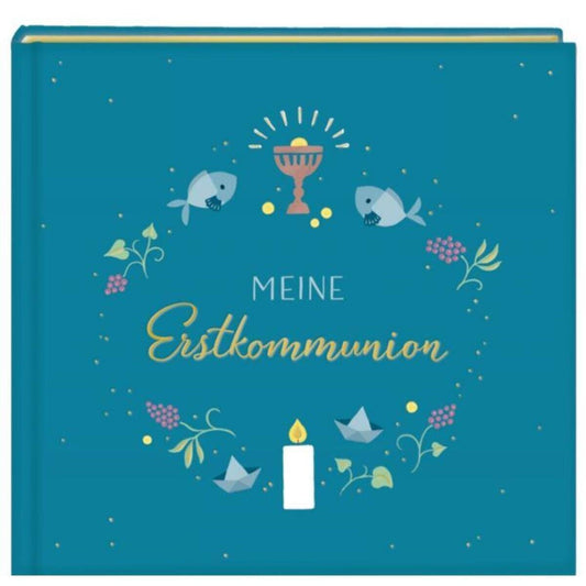 Die Spiegelburg Eintragalbum - Meine Erstkommunion (petrol)