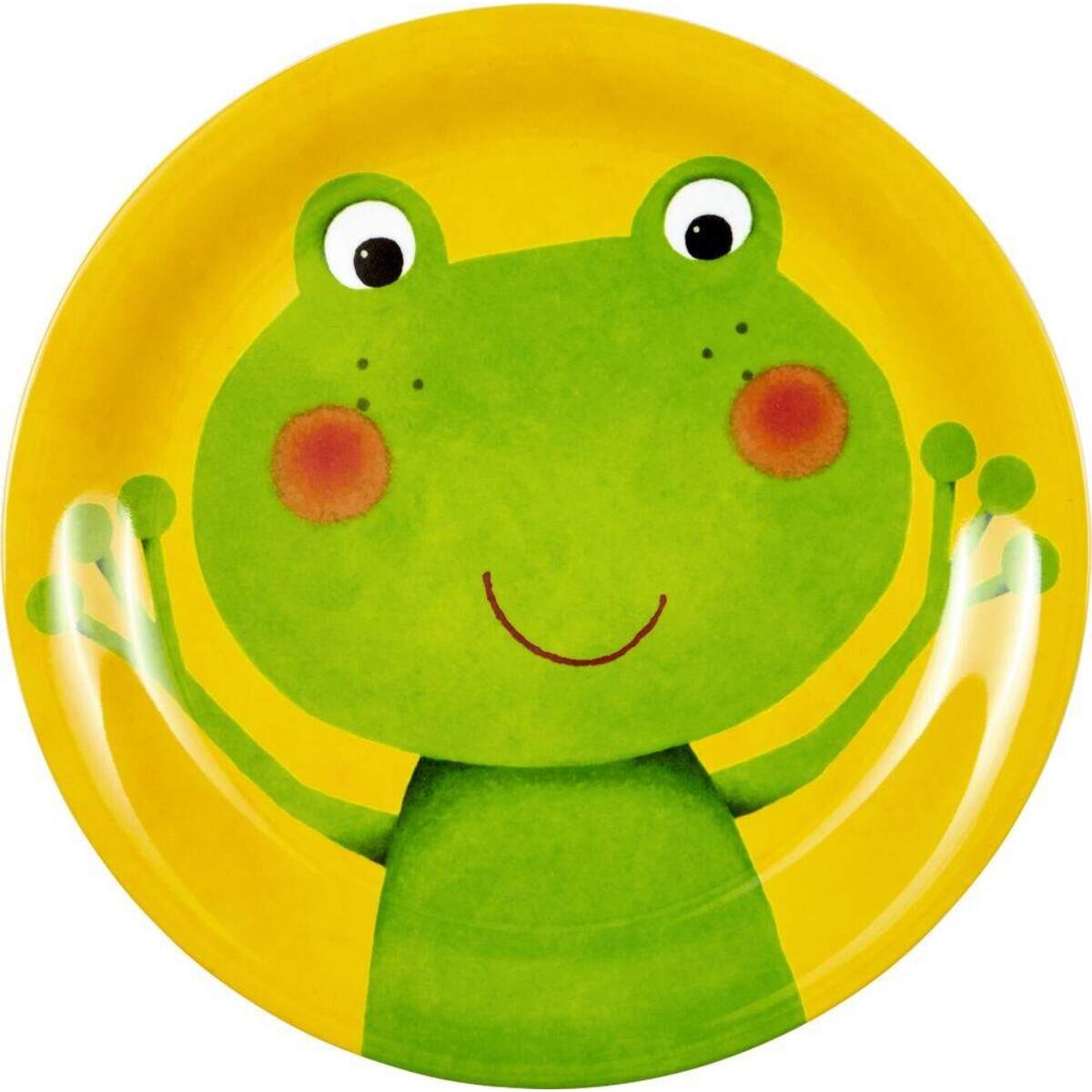 Die Spiegelburg Freche Rasselbande Melamin-Teller Frosch