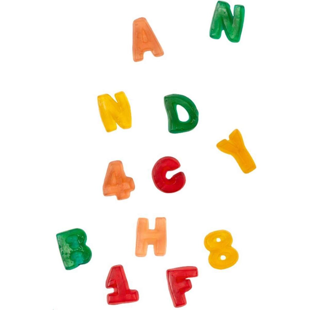 Die Spiegelburg Fruchtgummi Buchstaben & Zahlen - Bunte Geschenke