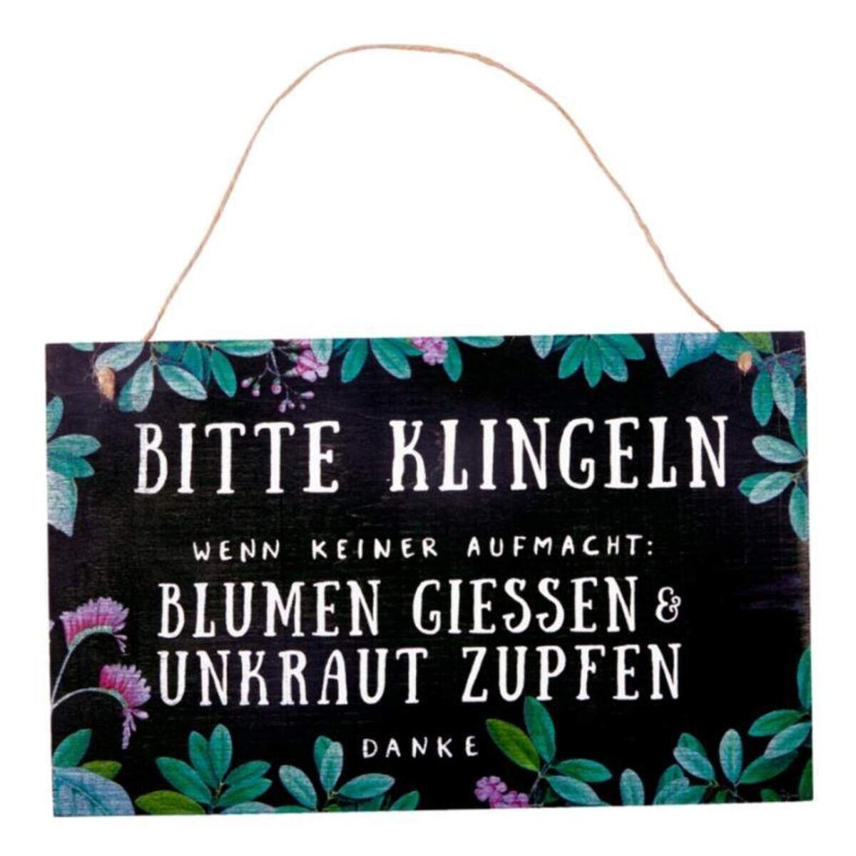 Die Spiegelburg Gartenschild "Bitte klingeln …" I love my Jungle (Garden)