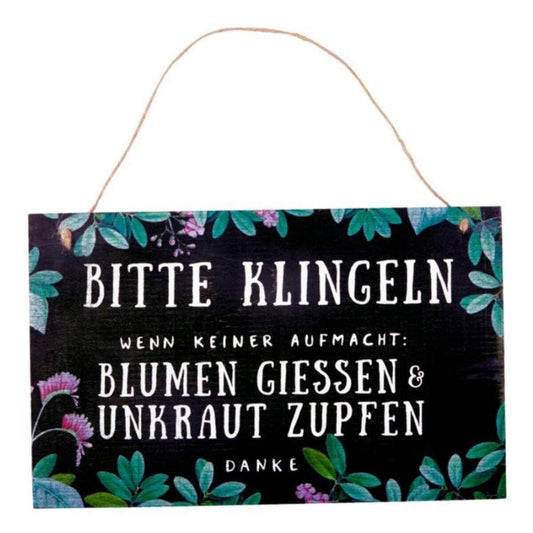 Die Spiegelburg Gartenschild "Bitte klingeln …" I love my Jungle (Garden)