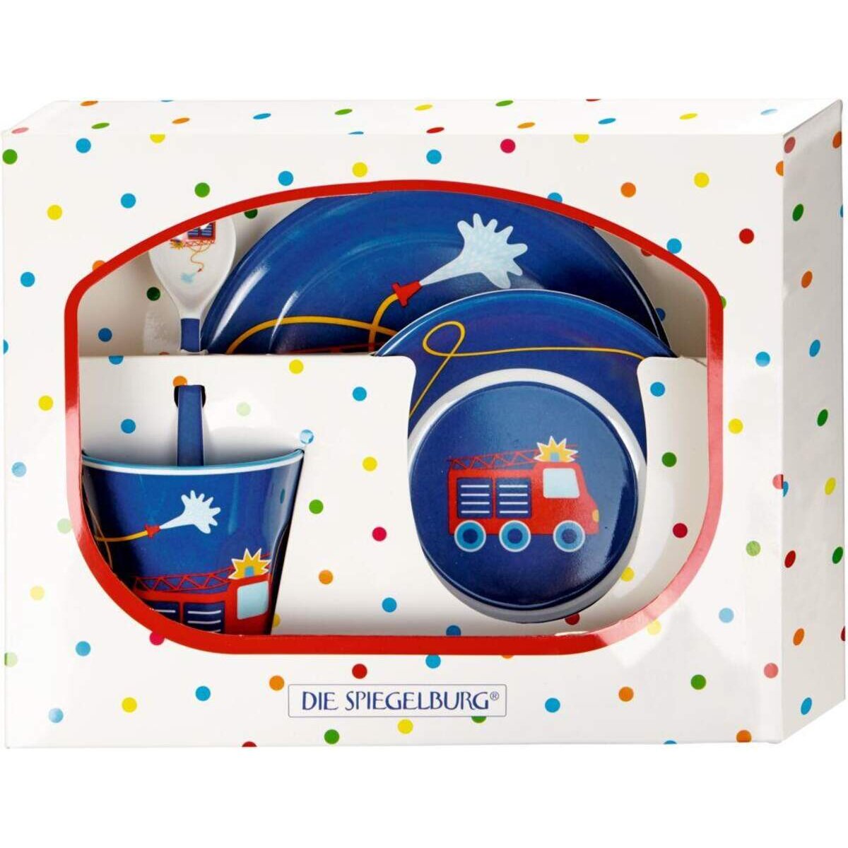 Die Spiegelburg Geschenkset Melamin Feuerwehr (Wenn ich mal groß bin)