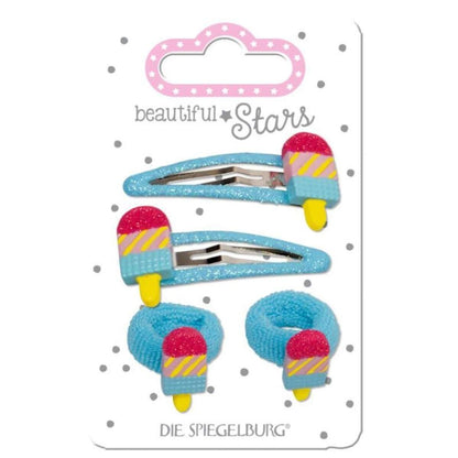 Die Spiegelburg Haarclip + Haargummi Eis beautiful Stars