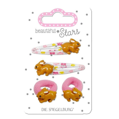 Die Spiegelburg Haarclip + Haargummi Hase beautiful Stars