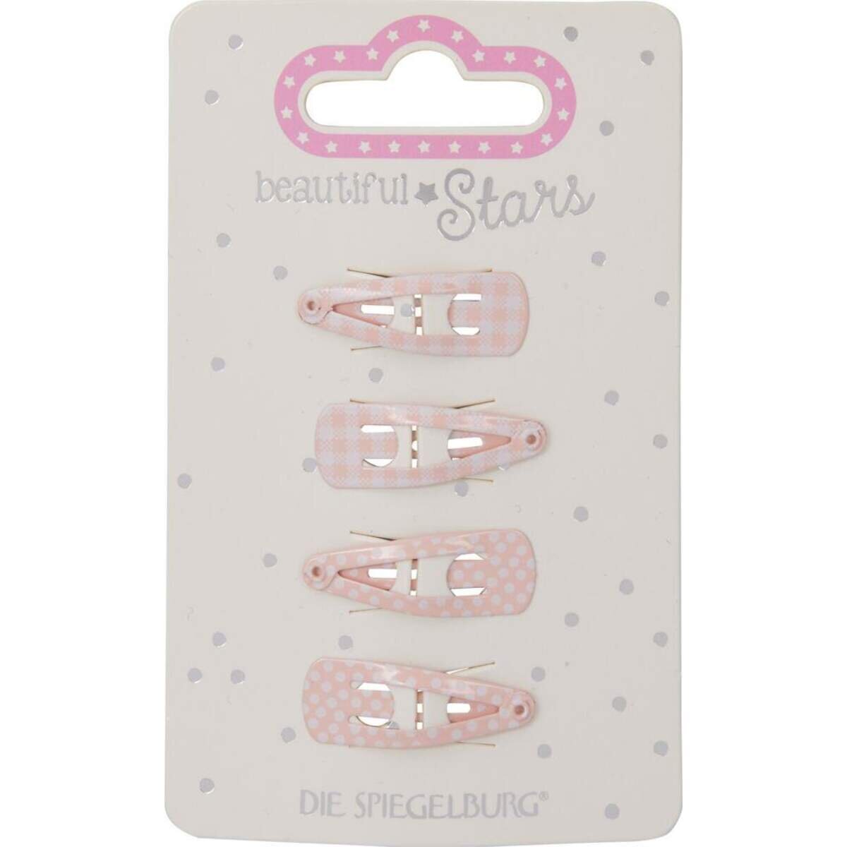 Die Spiegelburg Haarclip rosa + lila beautiful Stars, 1 Packung, 2-fach sortiert