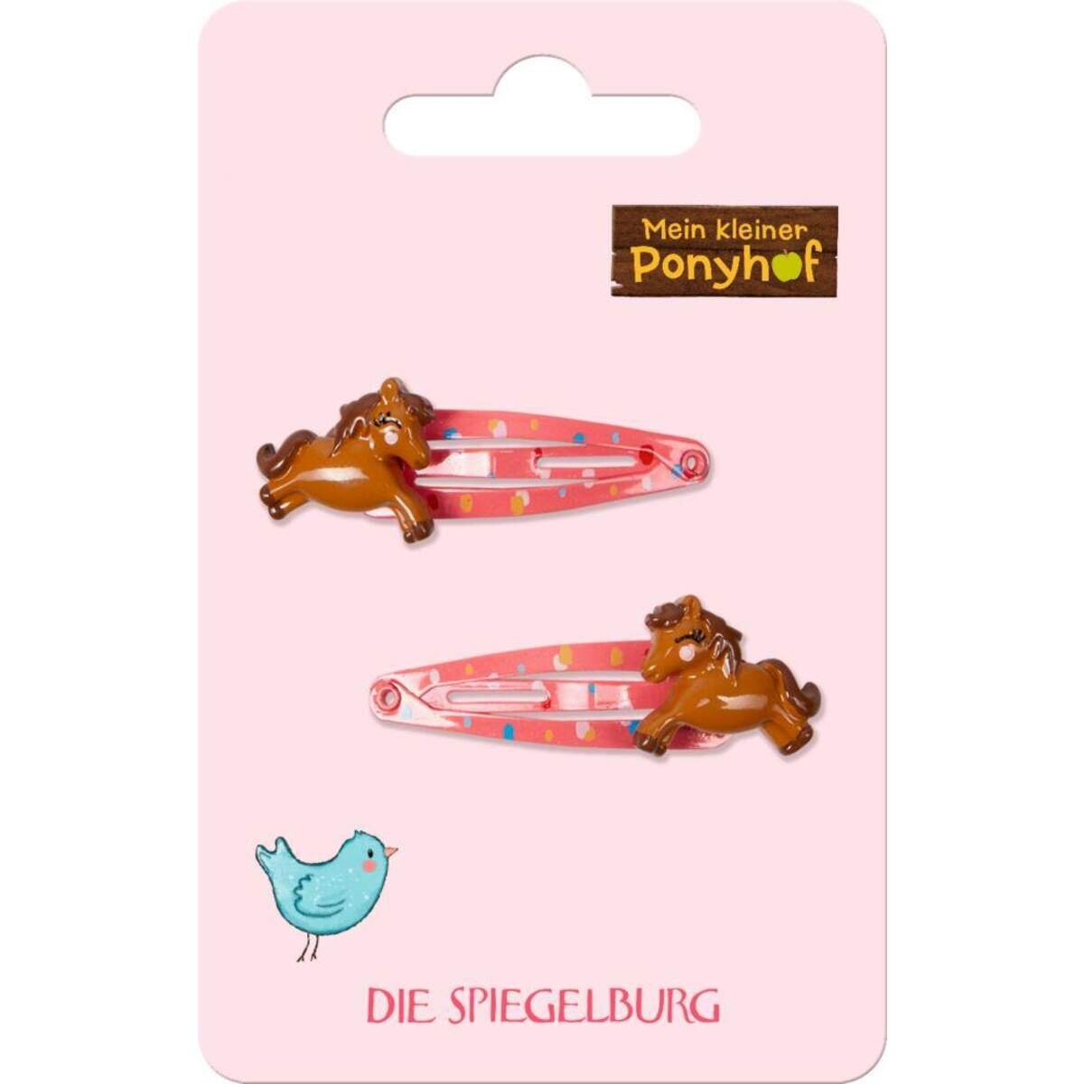 Die Spiegelburg Haarclips Mein kleiner Ponyhof, 2 Stück, 2-fach sortiert