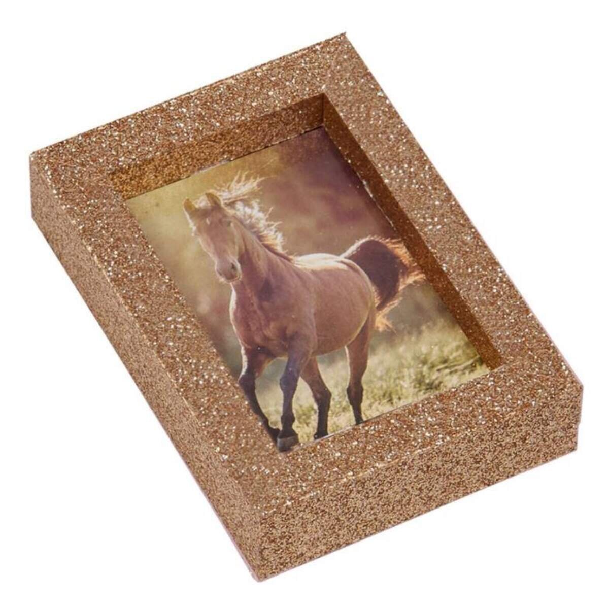Die Spiegelburg I Love Horses - Mini Glitzer-Bilderrahmen 1 Stück, sortiert