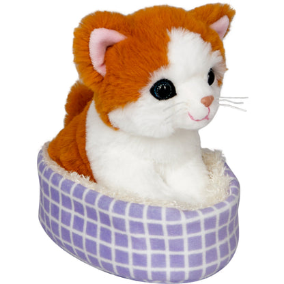 Die Spiegelburg Katze Tessa im Korb Lustige Tierparade 14 cm