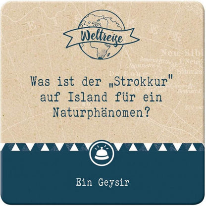 Die Spiegelburg Klingel-Quiz "Weltreise" Reisezeit