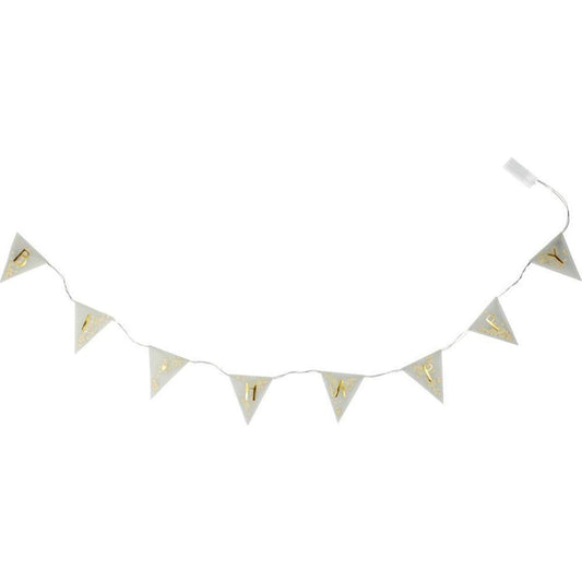 Die Spiegelburg Konfetti-Lichterkette (BE HAPPY) (ca. 150 cm) Viel Glück