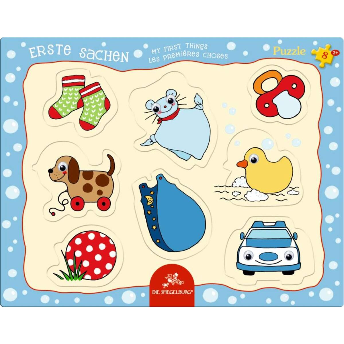 Die Spiegelburg Kulleraugen-Puzzle Erste Sachen, 8 Teile