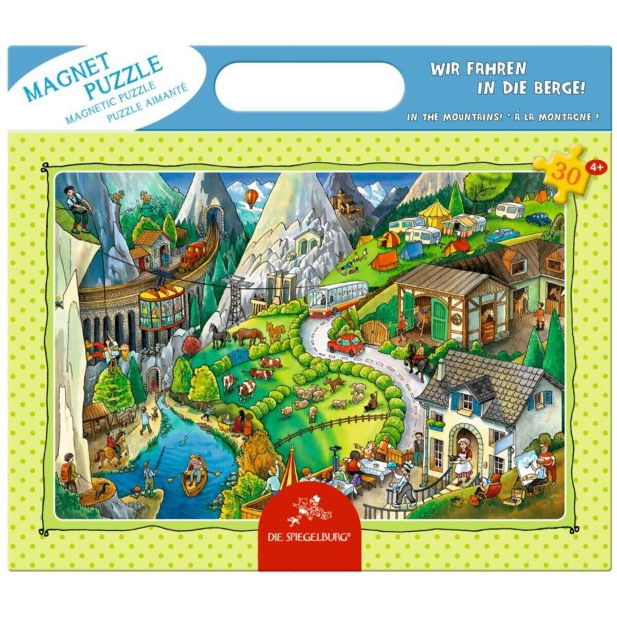 Die Spiegelburg Magnetpuzzle Wir fahren in die Berge! 30 Teile