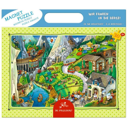 Die Spiegelburg Magnetpuzzle Wir fahren in die Berge! 30 Teile