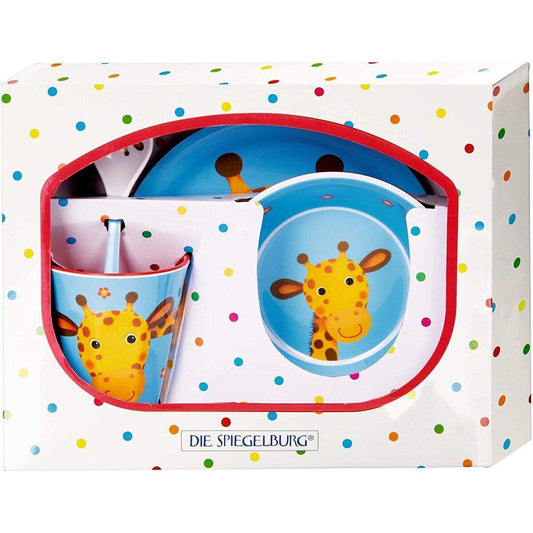 Die Spiegelburg Melamin-Geschenkset Giraffe  Freche Rasselbande