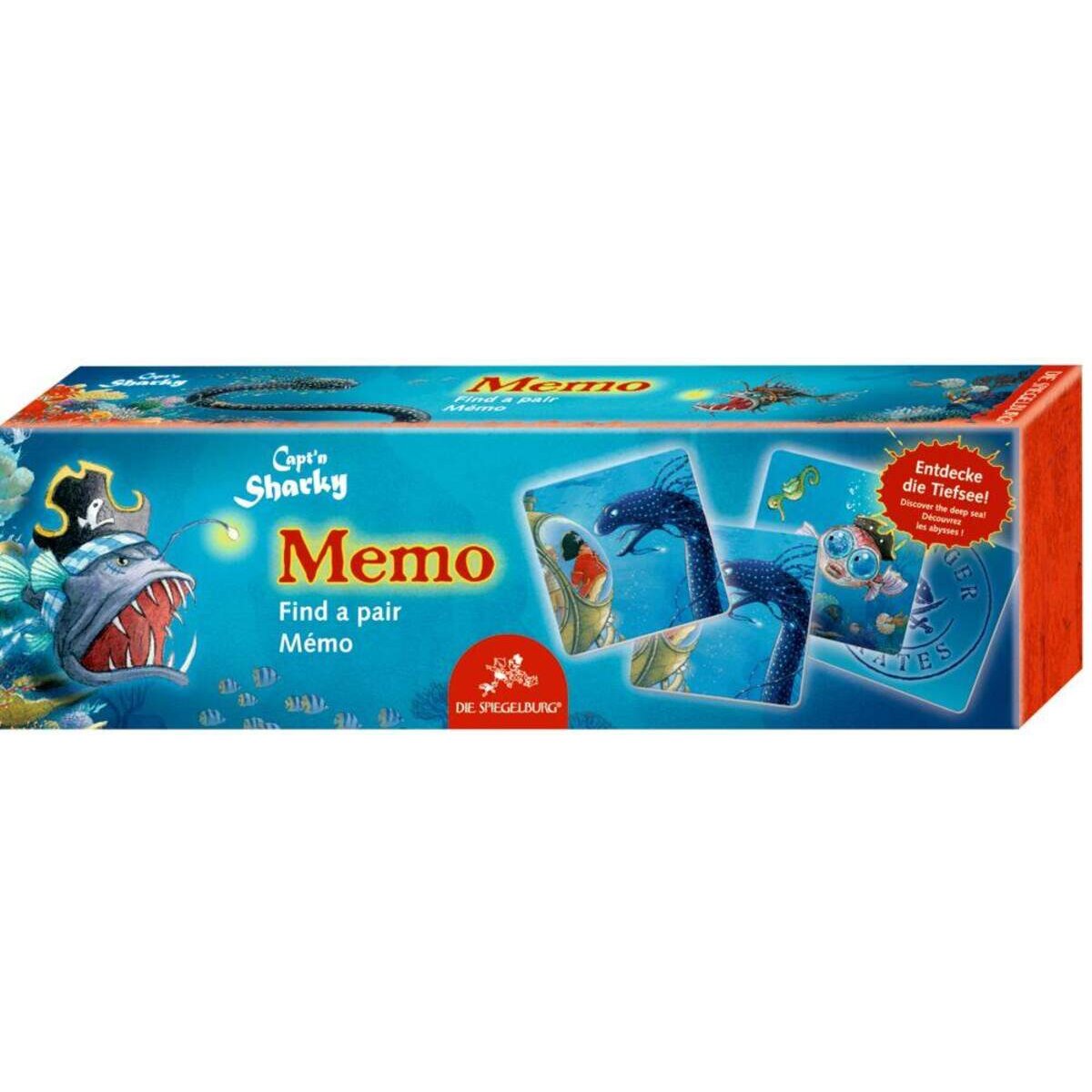 Die Spiegelburg Memo Entdecke die Tiefsee Capt'n Sharky