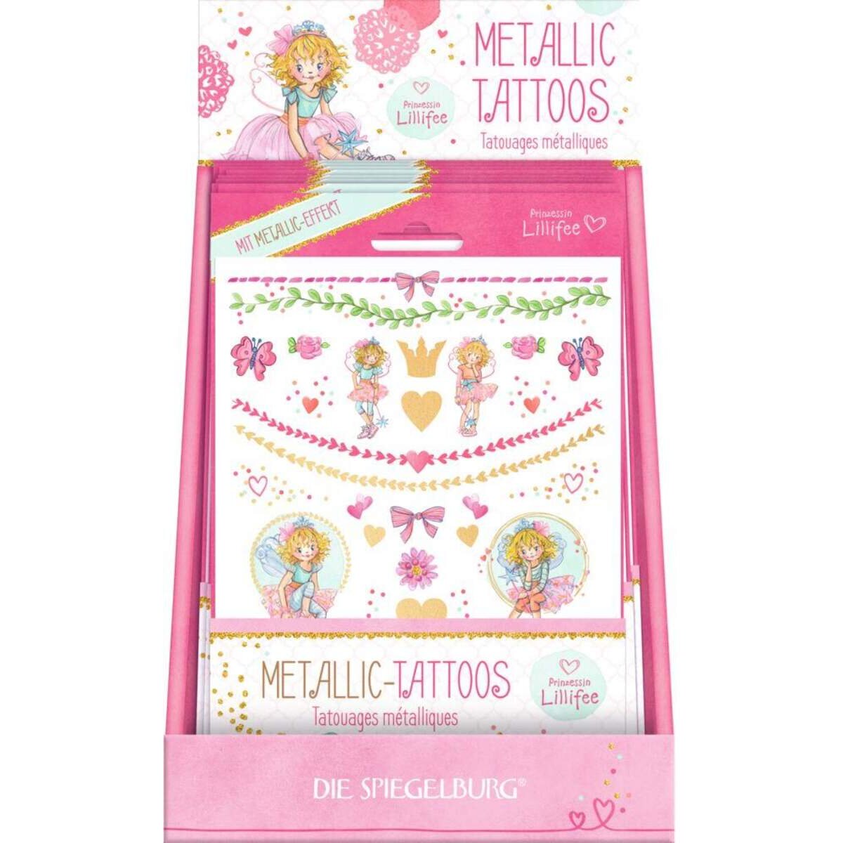 Die Spiegelburg Metallic Tattoos Prinzessin Lillifee (mit Goldfolie)