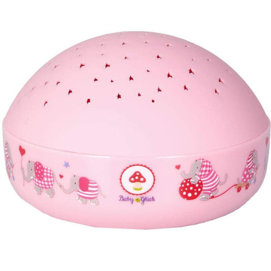 Die Spiegelburg Nachtlicht Sternenhimmel BabyGlück, rosa (Elefant)