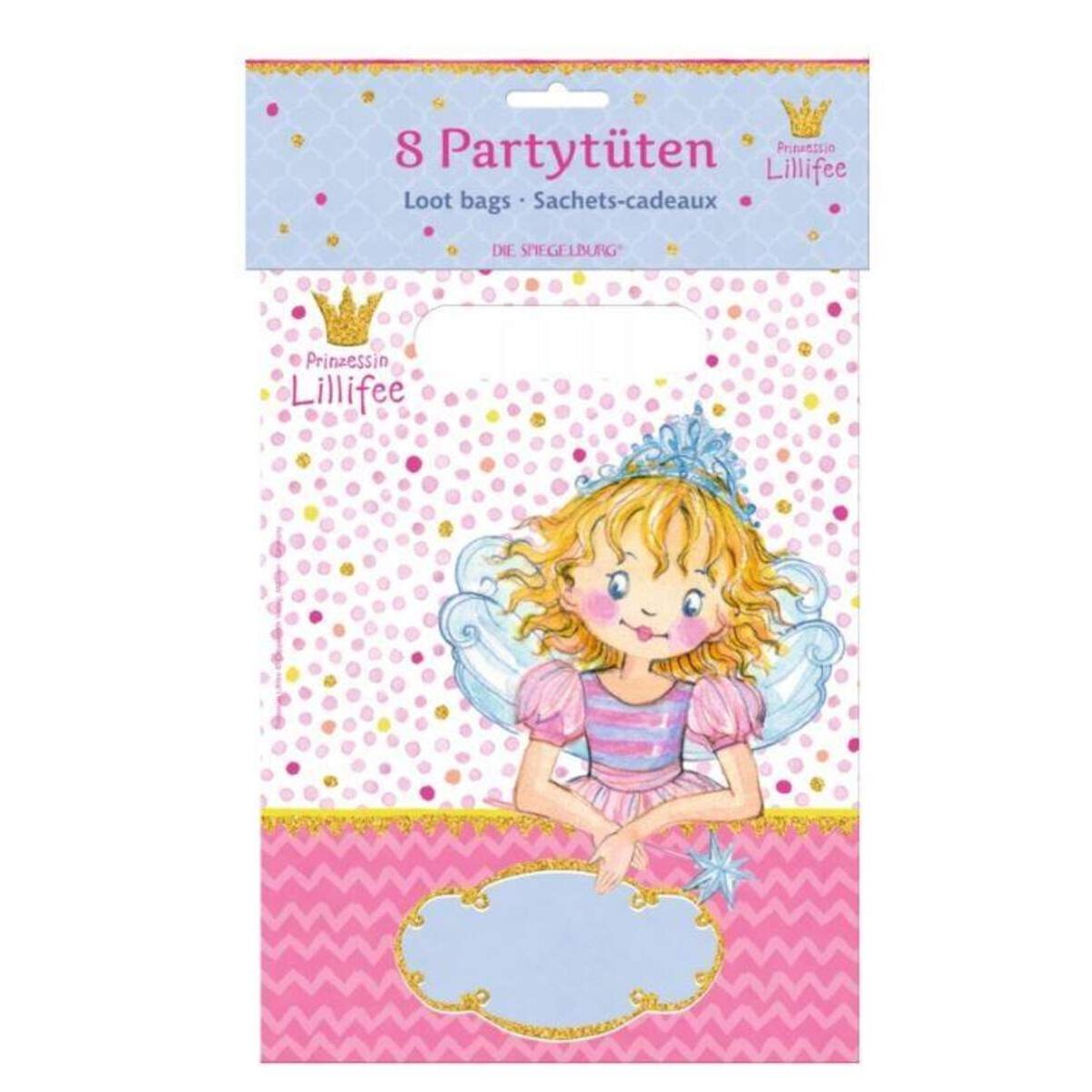 Die Spiegelburg Partytüten Prinzessin Lillifee Ich bin Prinzessin 8 Stück