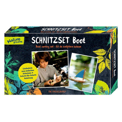 Die Spiegelburg Schnitzset Boot Nature Zoom