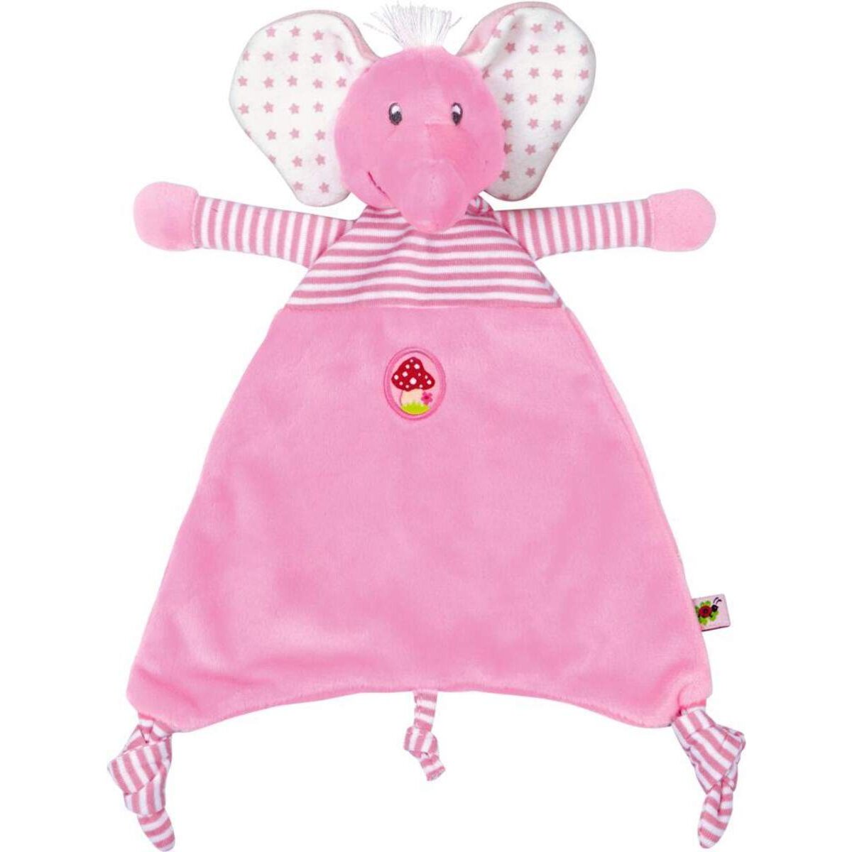 Die Spiegelburg Schnuffeltuch Elefant BabyGlück, rosa