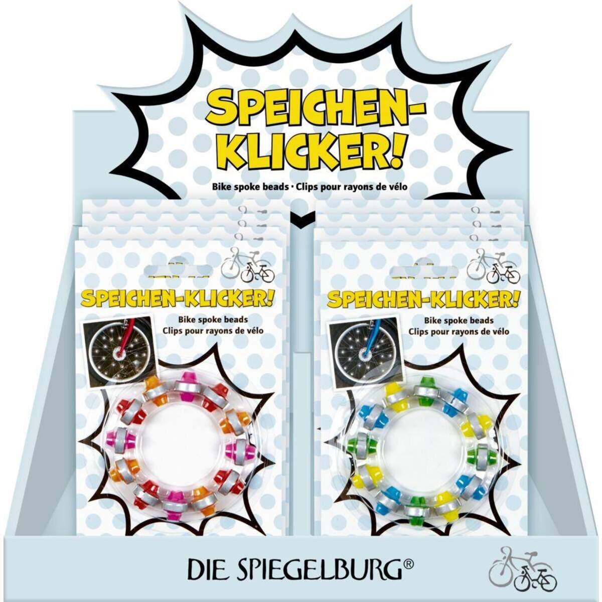 Die Spiegelburg Speichen-Klicker (12 St. im Set), sortiert, Pimp my bike! Kids