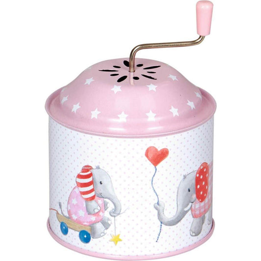 Die Spiegelburg Spieluhrdose Elefant BabyGlück, rosa