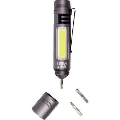 Die Spiegelburg Taschenlampe mit Bits SCHRAUBERLEUCHTE Urban&Gray