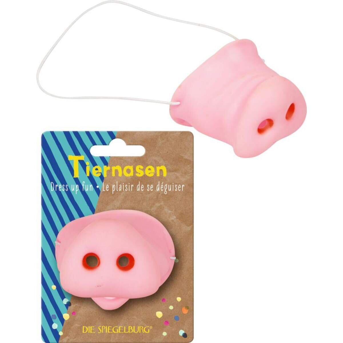 Die Spiegelburg Tiernasen Verkleidungsspaß  Bunte Geschenke, sortiert
