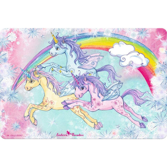 Die Spiegelburg Tischset Einhorn-Paradies