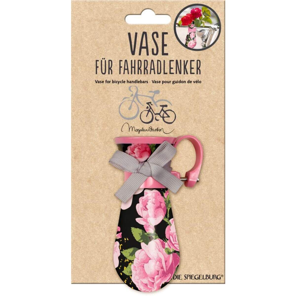 Die Spiegelburg Vase für Fahrradlenker Zeitlos schön (M. Bastin) – Die Wunschkiste