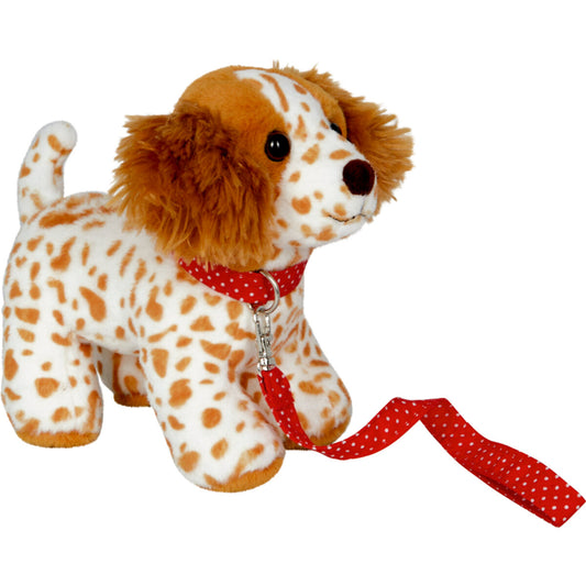 Die Spiegelburg Hude Welpe Frieda 20 cm mit Leine Lustige Tierparade