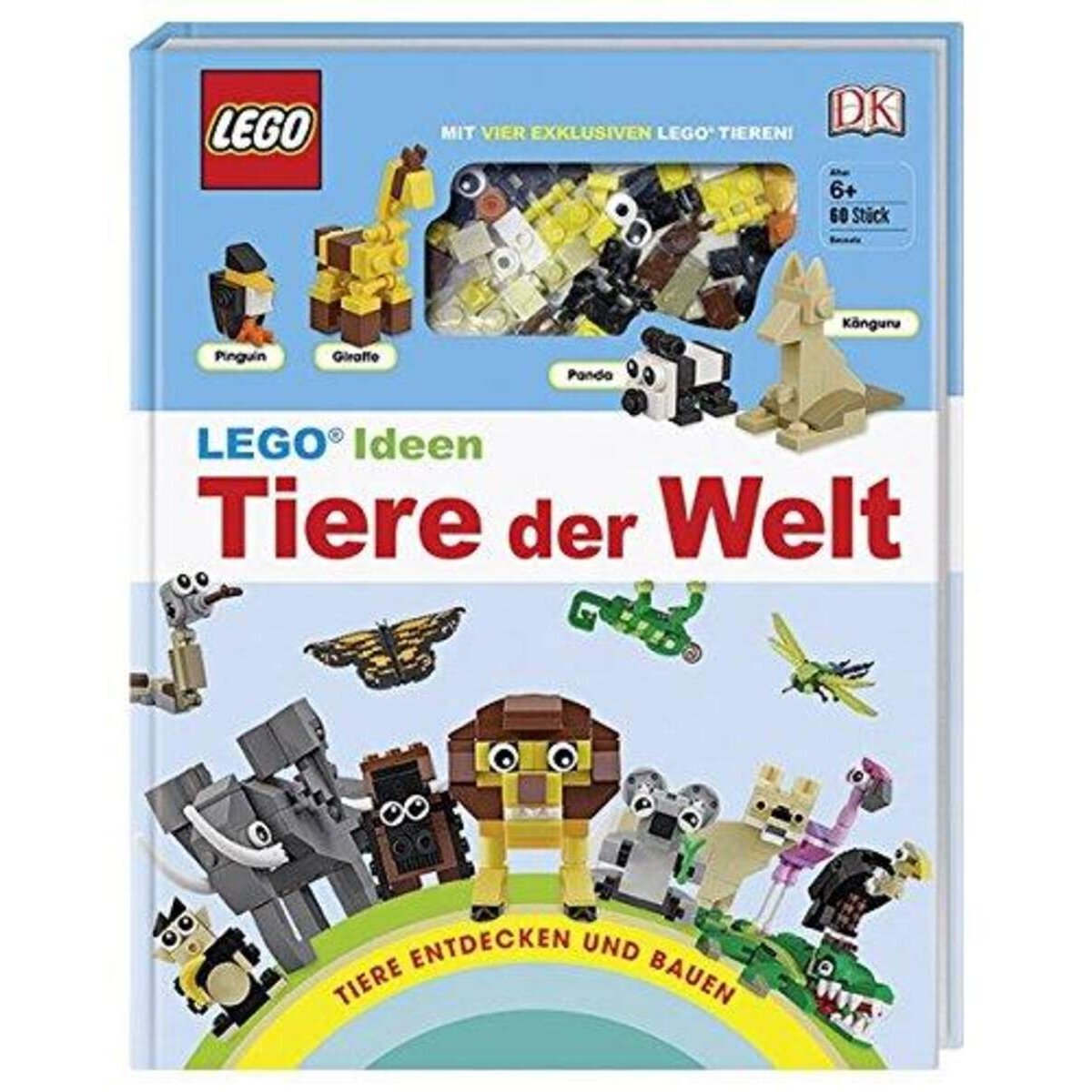 DK Verlag LEGO Ideen Tiere der Welt, mit 4 exklusiven Lego Tieren