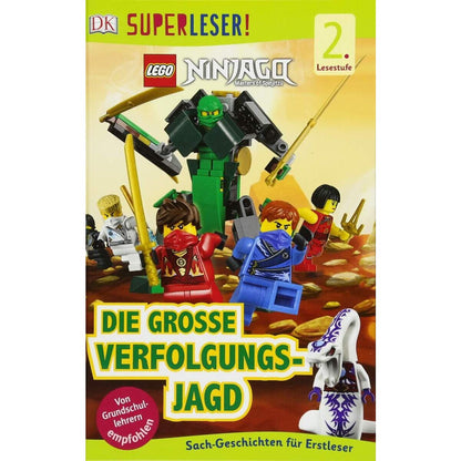 DK Verlag Superleser Lesestufe 2 - LEGO® NINJAGO® Die Große Verfolgungsjagd