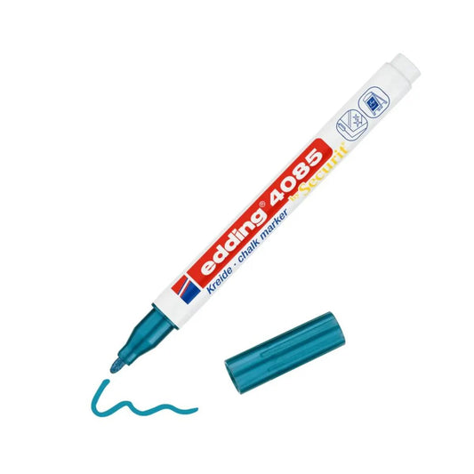 edding 4085 Kreidemarker, 1 - 2 mm, blau-metallic