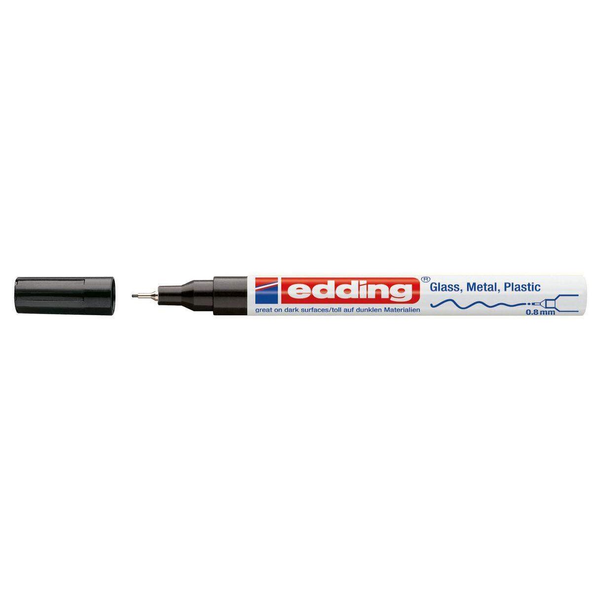 edding 780 Glanzlackmarker, 0.8mm, schwarz